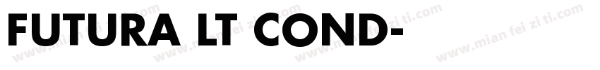 FUTURA LT COND字体转换